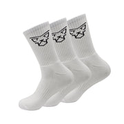 Chaussettes GFIT - Pack de 3 Blanc – chaussettes de sport Galsenfit
